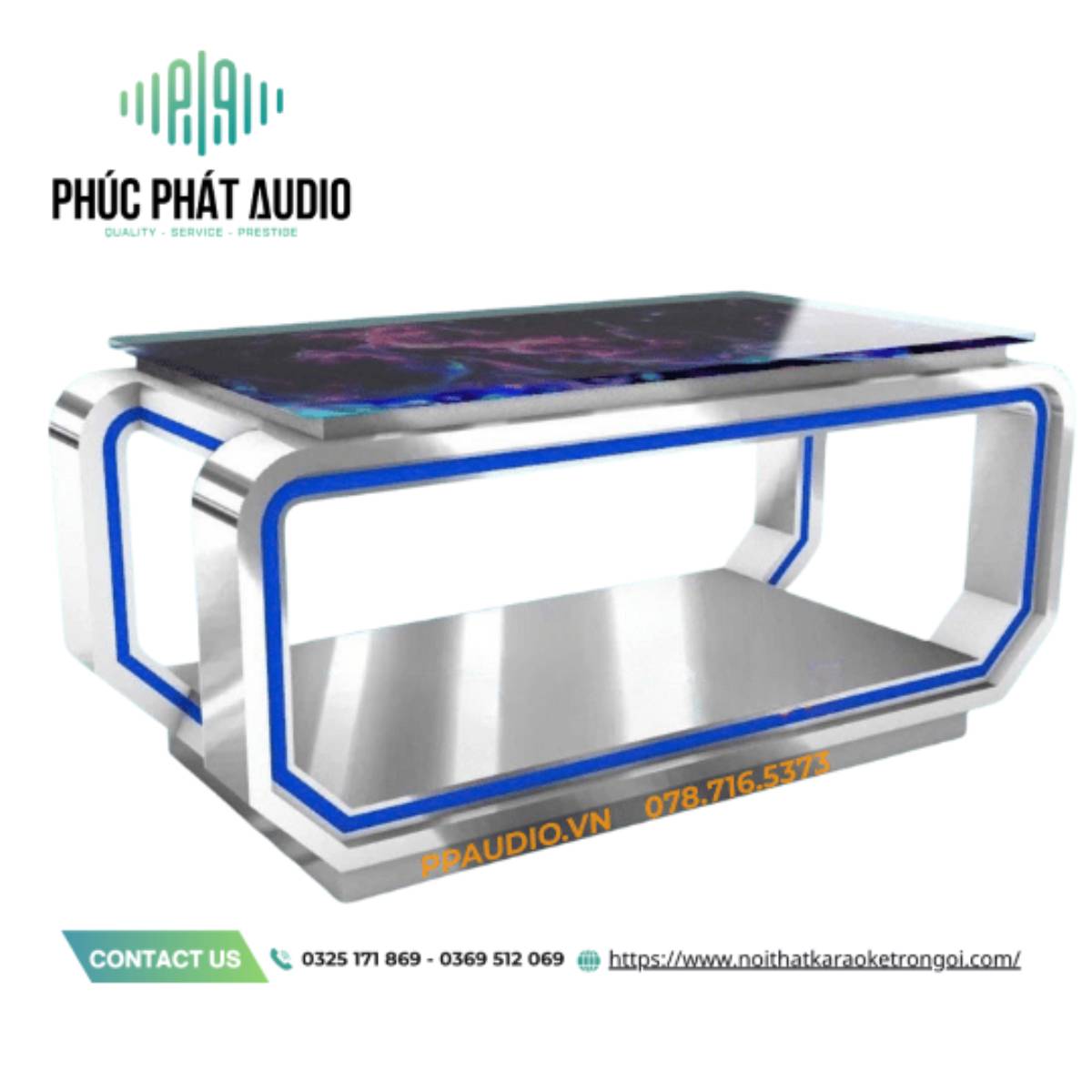 Mẫu bàn Karaoke Inox - ảnh 4