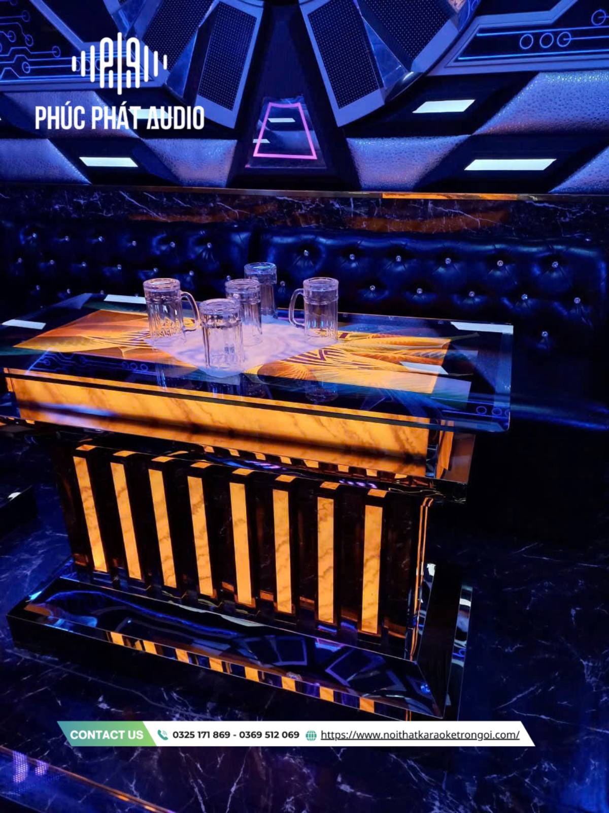 Mẫu bàn Karaoke Inox - ảnh 8