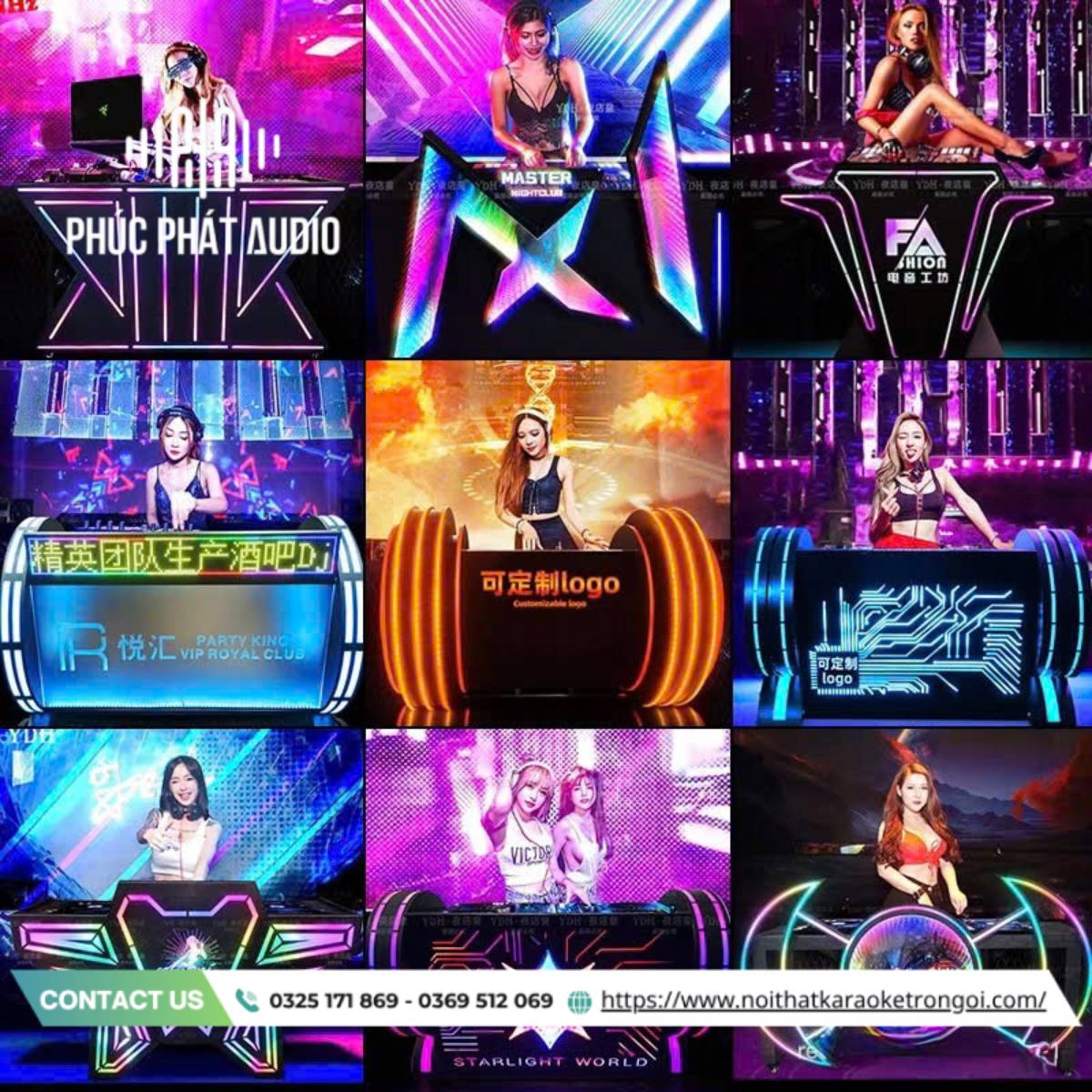 Mẫu bục DJ hiện đại - ảnh 8