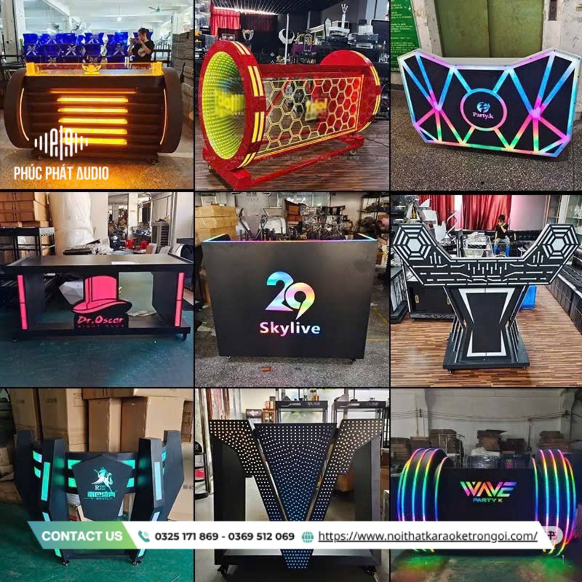 Mẫu bục DJ xu hướng 2026 - ảnh 7