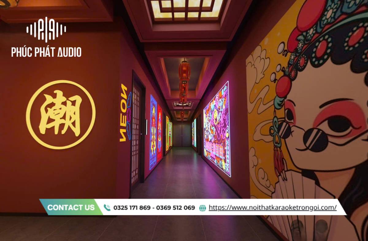 Mẫu hành lang quán Karaoke đẹp - ảnh 3