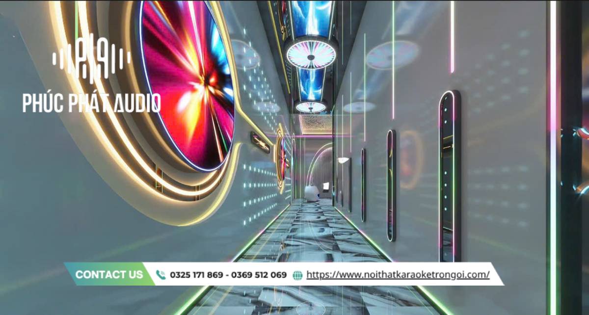Mẫu hành lang quán Karaoke đẹp - ảnh 5