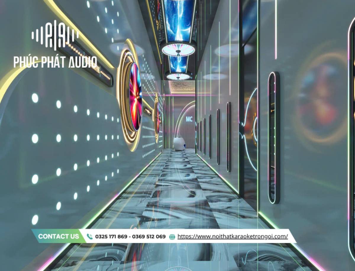 Mẫu hành lang quán Karaoke đẹp - ảnh 4