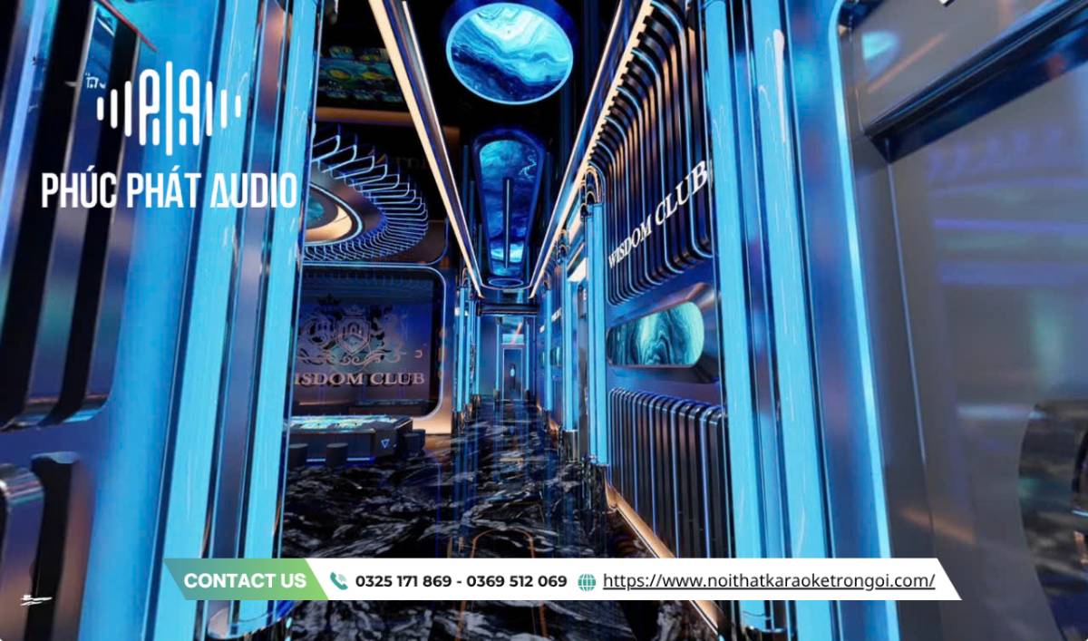 Mẫu hành lang quán Karaoke hiện đại - ảnh 2