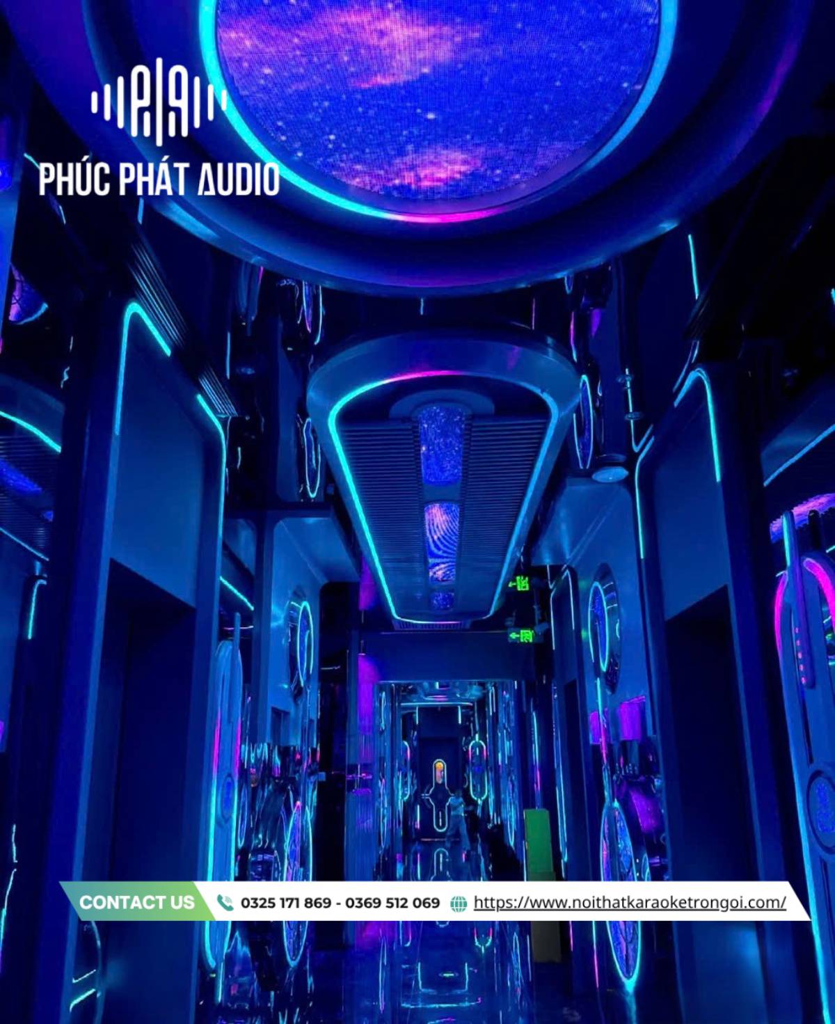 Mẫu hành lang quán Karaoke hiện đại - ảnh 5