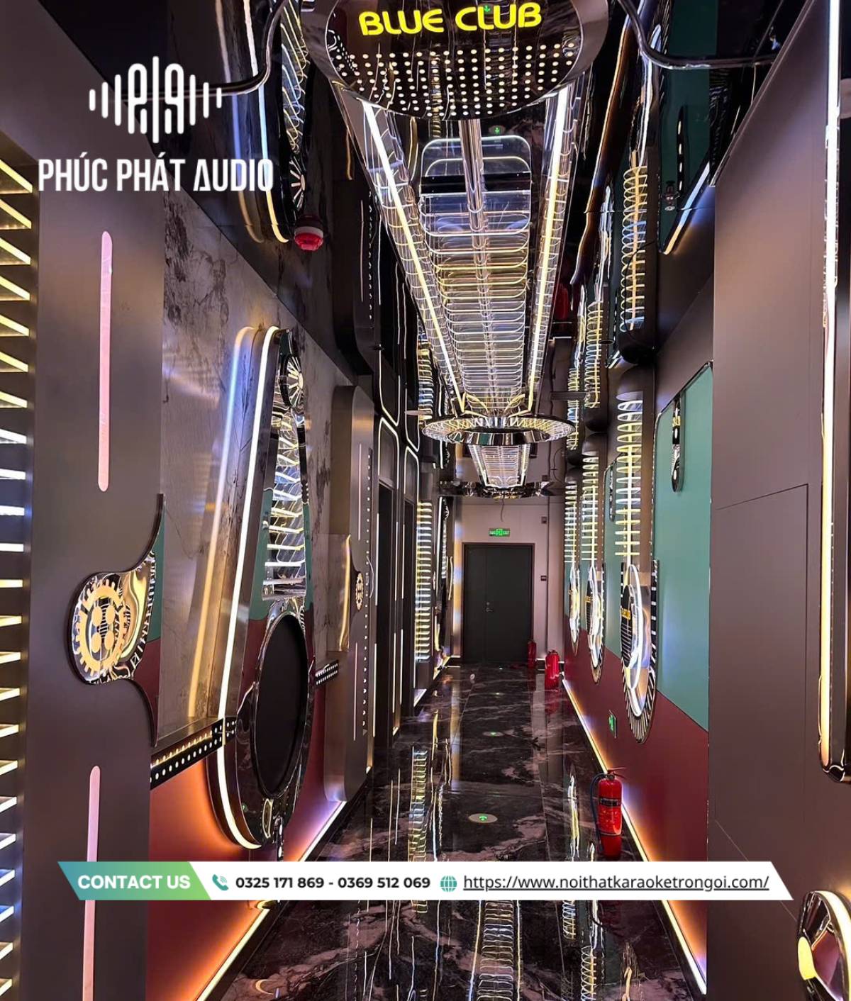 Mẫu hành lang quán Karaoke hiện đại - ảnh 11