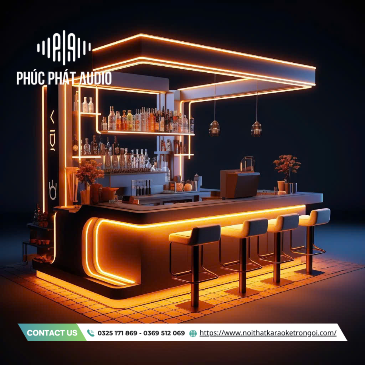Mẫu quầy bar gia đình - ảnh 3
