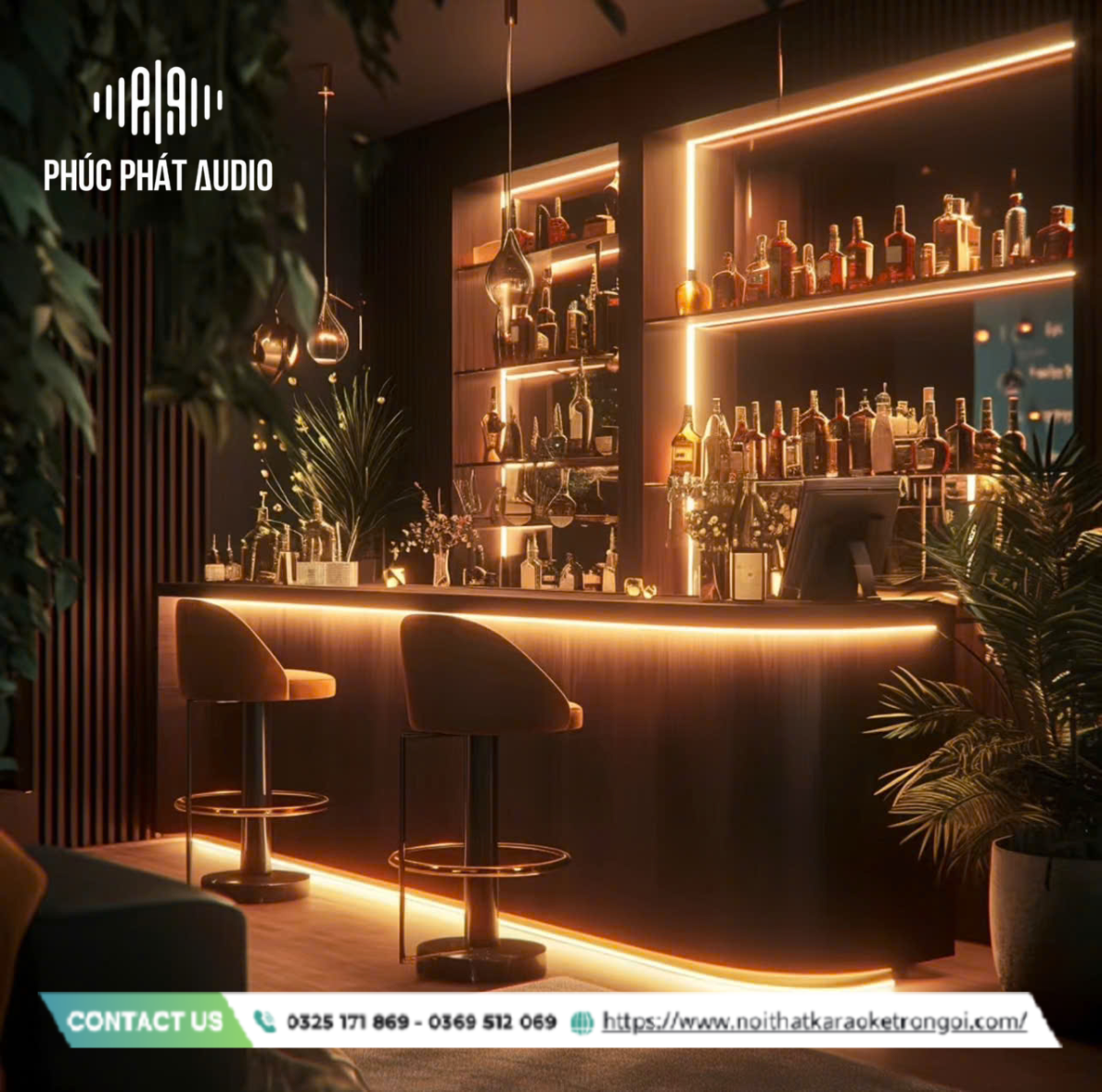 Mẫu quầy bar gỗ tự nhiên đẹp - ảnh 5
