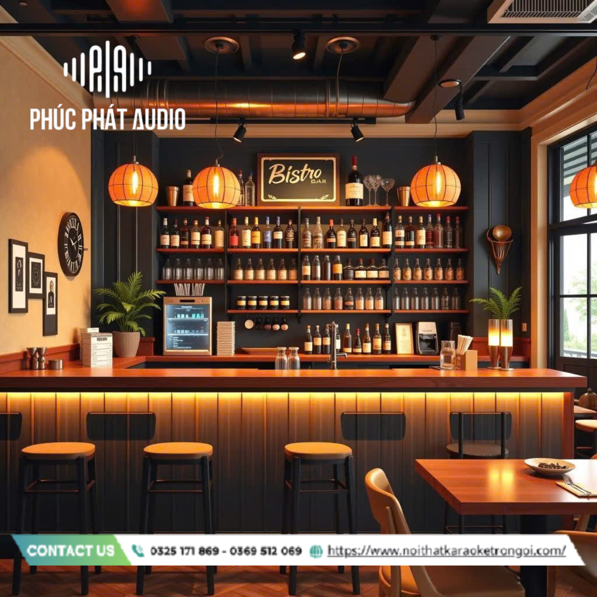 Mẫu quầy bar gỗ tự nhiên đẹp - ảnh 6