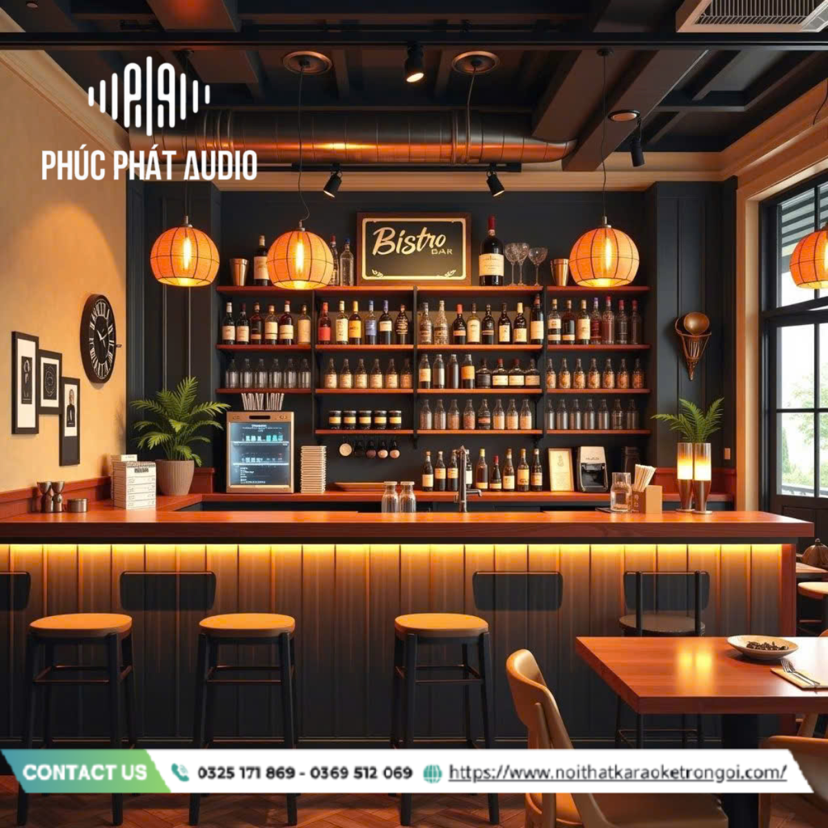 Mẫu quầy bar gỗ tự nhiên đẹp - ảnh 8