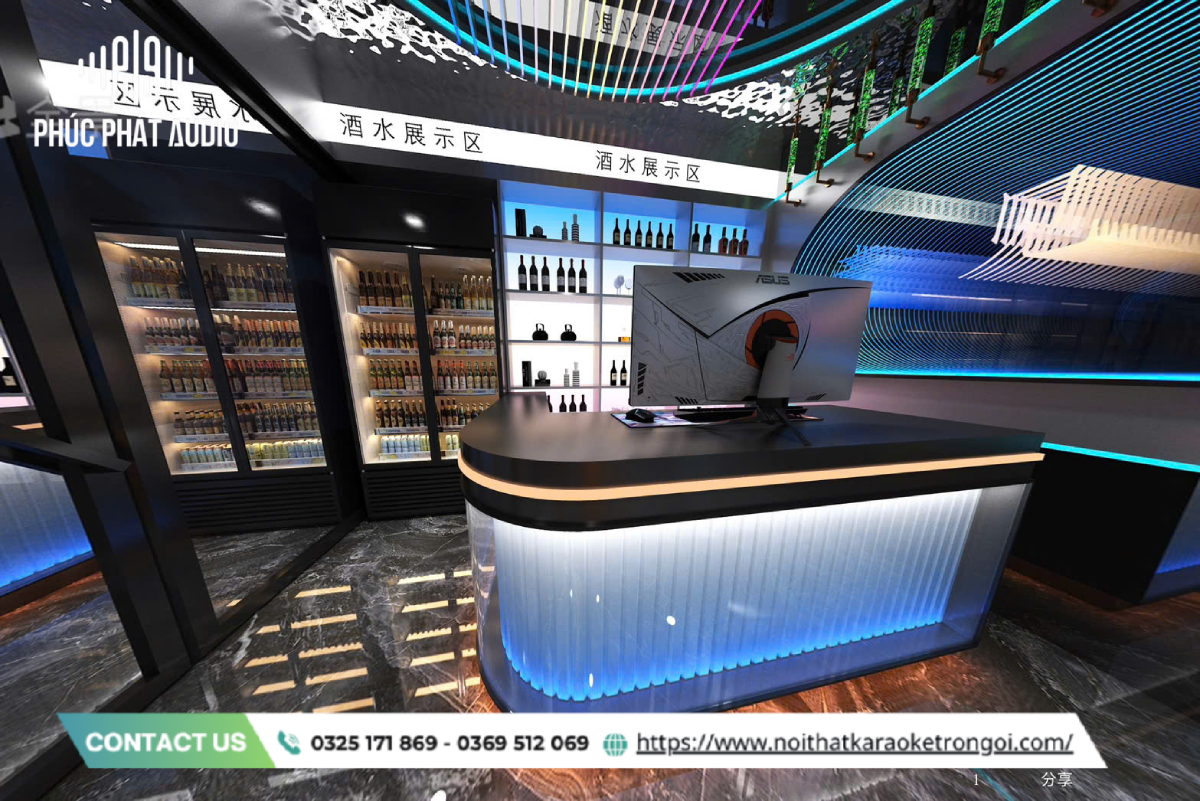 Mẫu quầy bar mini - ảnh 8