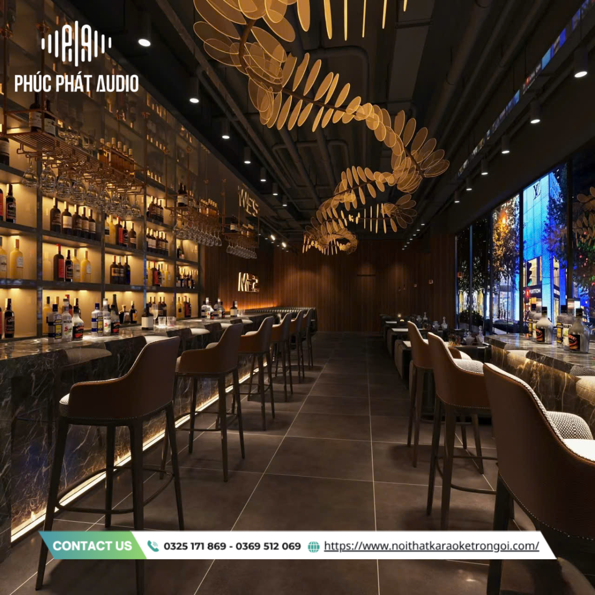 Mẫu quầy bar nhà hàng - ảnh 3