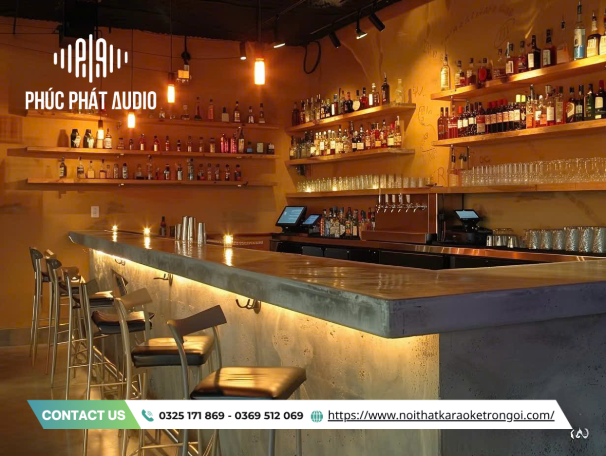 Mẫu quầy bar quán cafe - ảnh 11