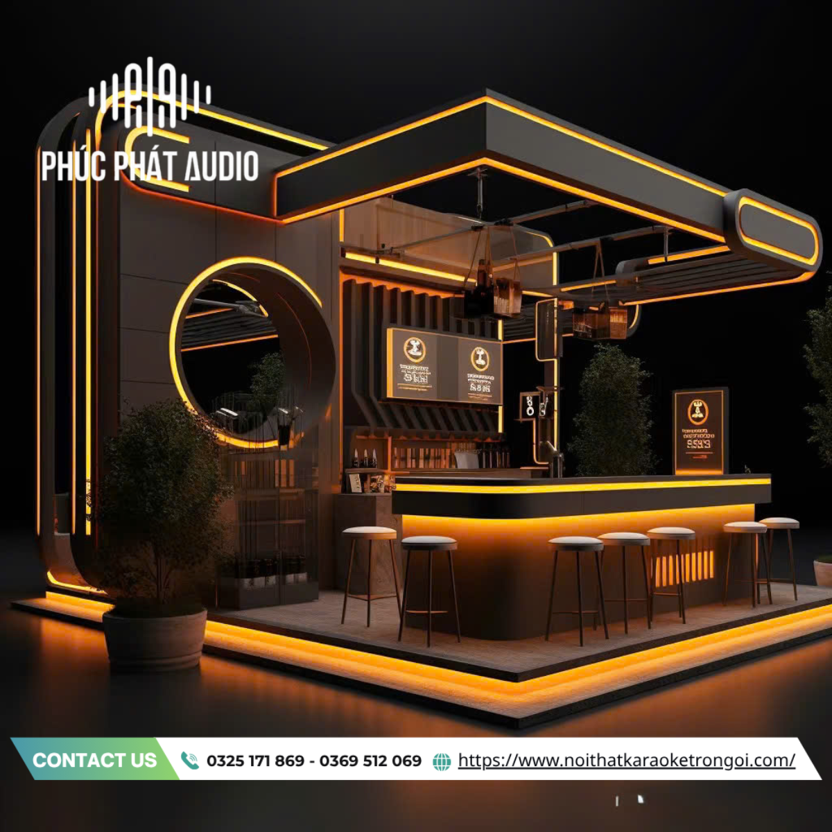Mẫu quầy bar quán cafe - ảnh 4
