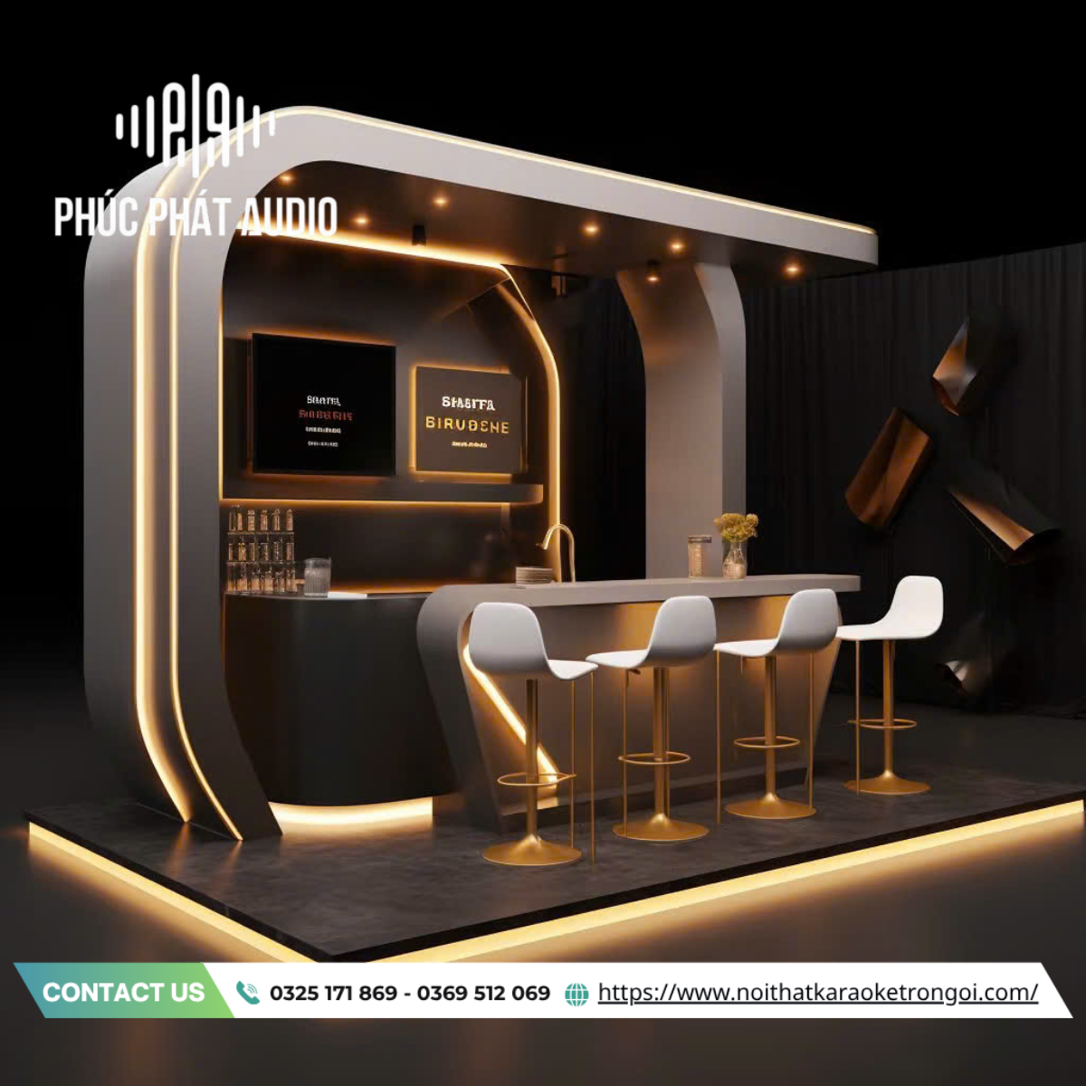 Mẫu quầy bar quán cafe - ảnh 2