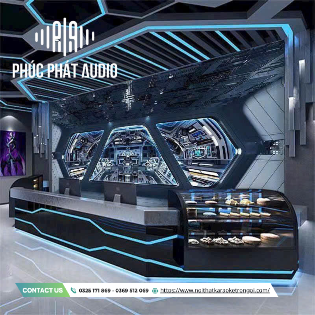Mẫu sảnh quán karaoke hiện đại - ảnh 11