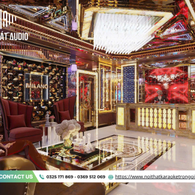 Mẫu sảnh quán karaoke hiện đại