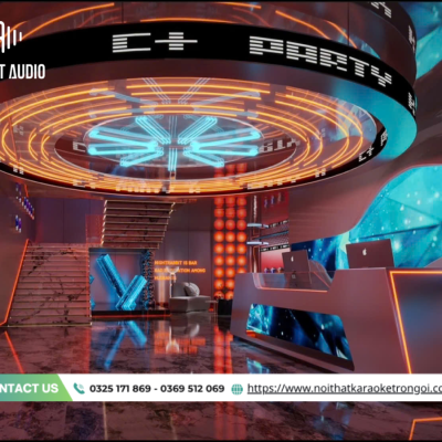 Mẫu sảnh quán karaoke xu hướng